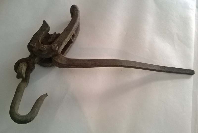 gancio e morsa per teleferica