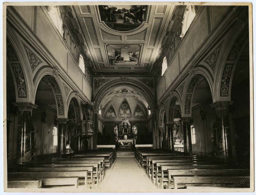 Navata centrale della Pieve di Castoia