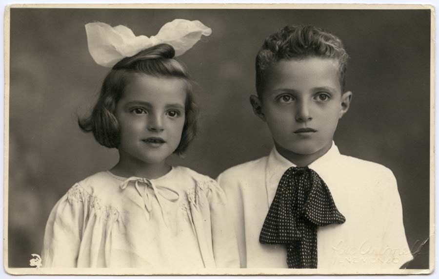 Ritratto dei fratelli Eraldo e Rosina Girardis