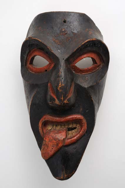 Maschere nel museo di Grimacco