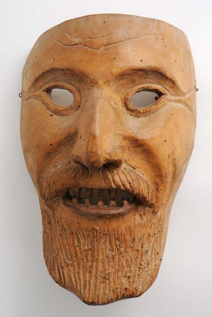 Maschere nel museo di Grimacco