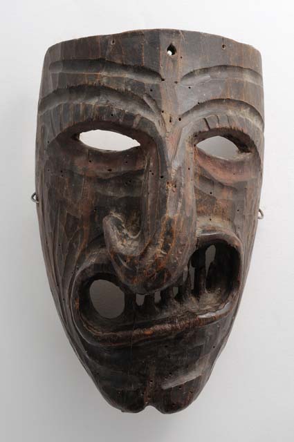 Maschere nel museo di Grimacco
