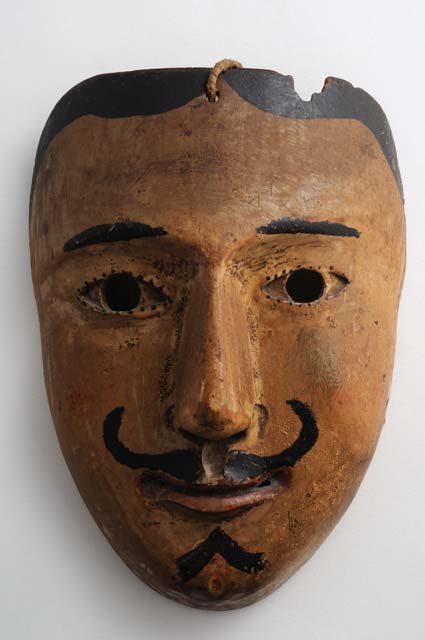 Maschere nel museo di Grimacco