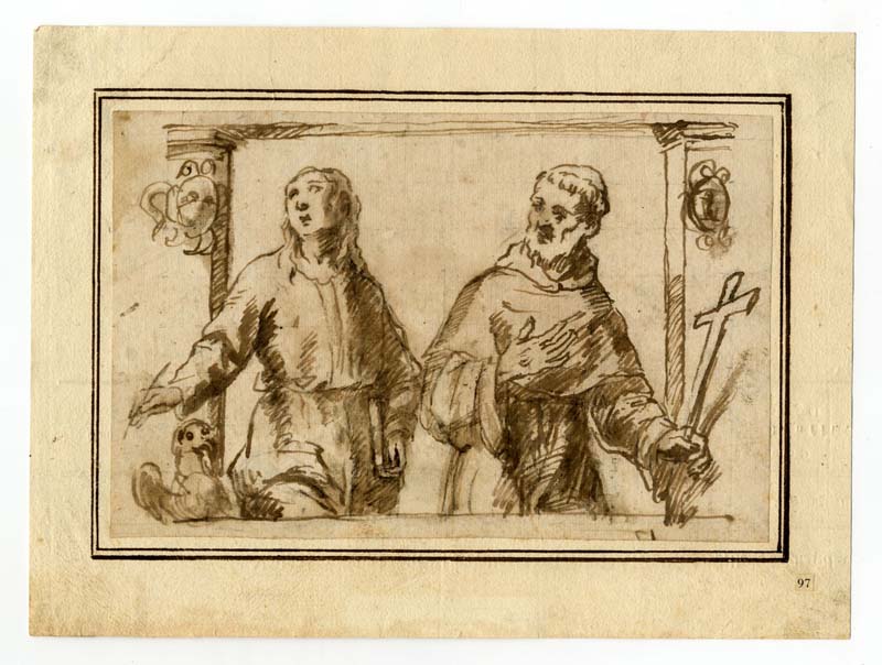 san Giovanni evangelista e san Francesco d'Assisi