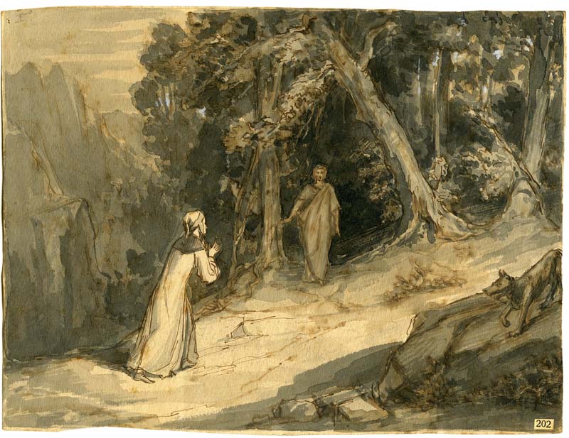 incontro tra Virgilio e Dante