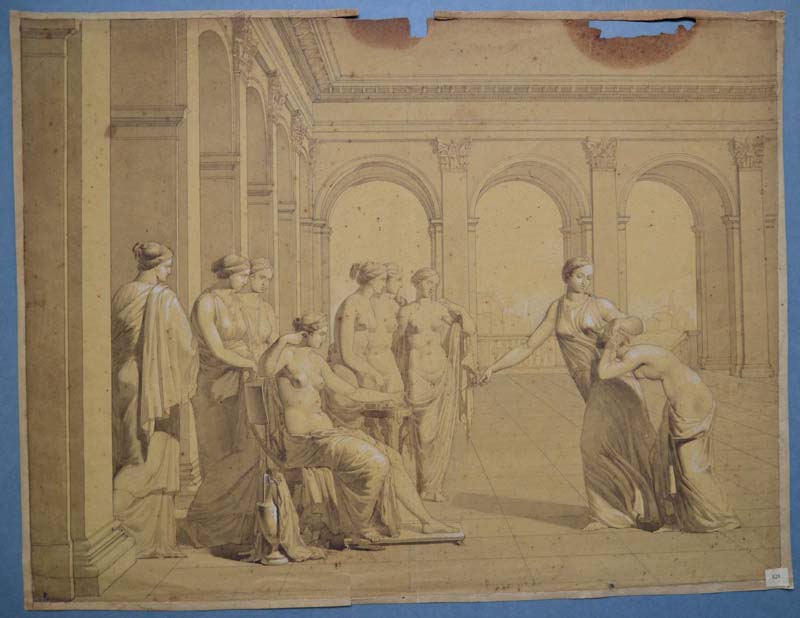 interno con figure femminili