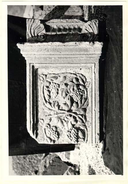 Frammento di sarcofago di età imperiale