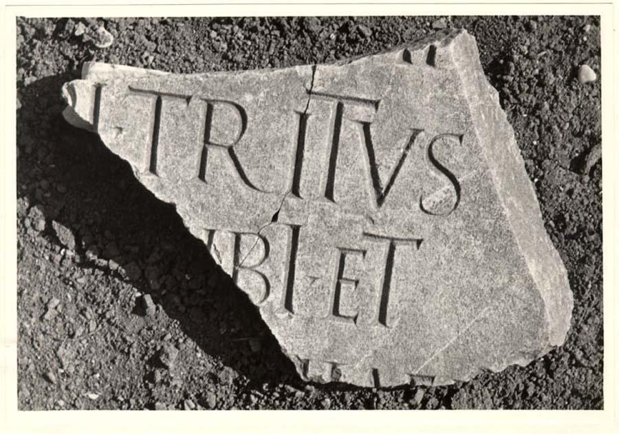 Iscrizione sepolcrale in lingua latina di età imperiale