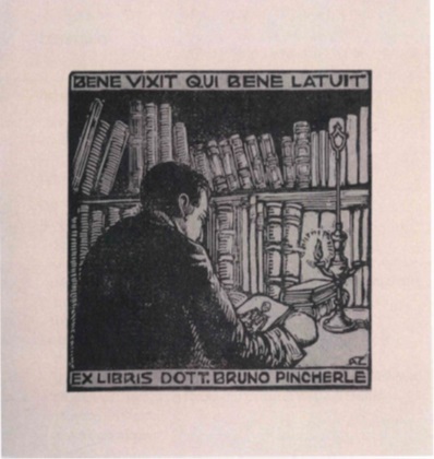 Ex Libris del Dott. Bruno Pincherle-main